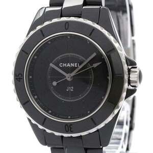 CHANEL J12 Phantom Ceramic Quartz Watch H6346 Polished